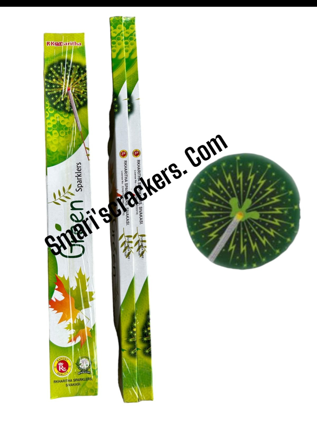 30 CM GREEN SPARKLERS ( 5 PCS ) ( 2 BOX ) 