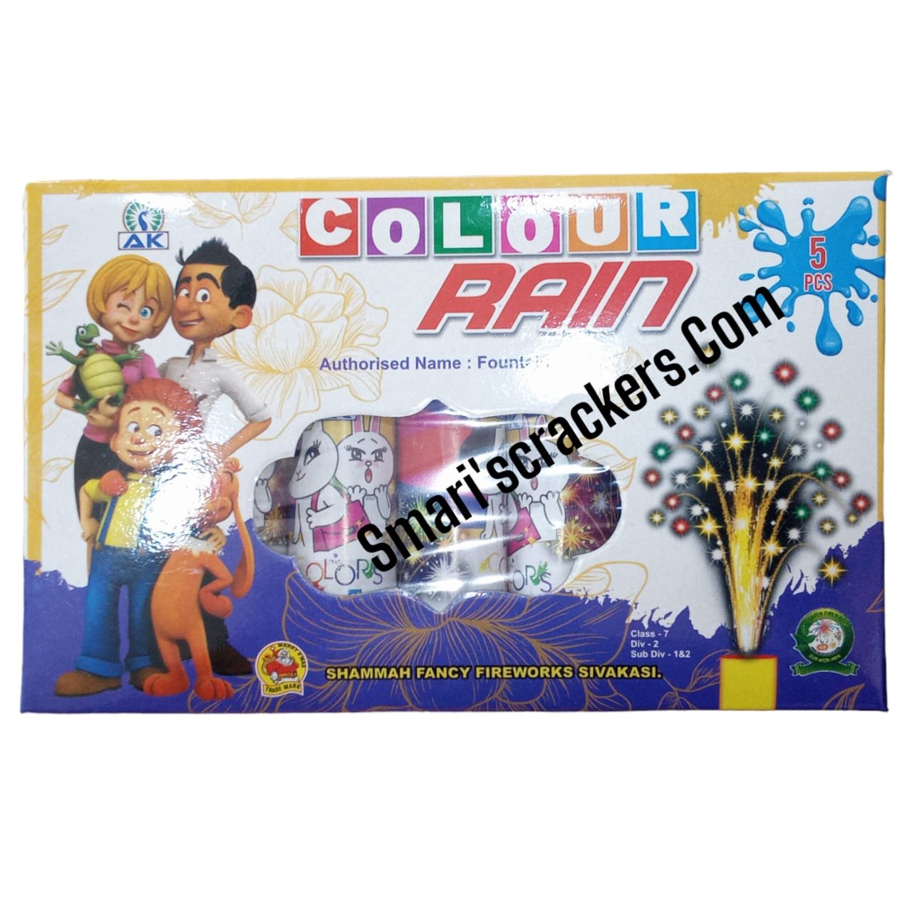 COLOUR RAIN ( 5 PCE ) 