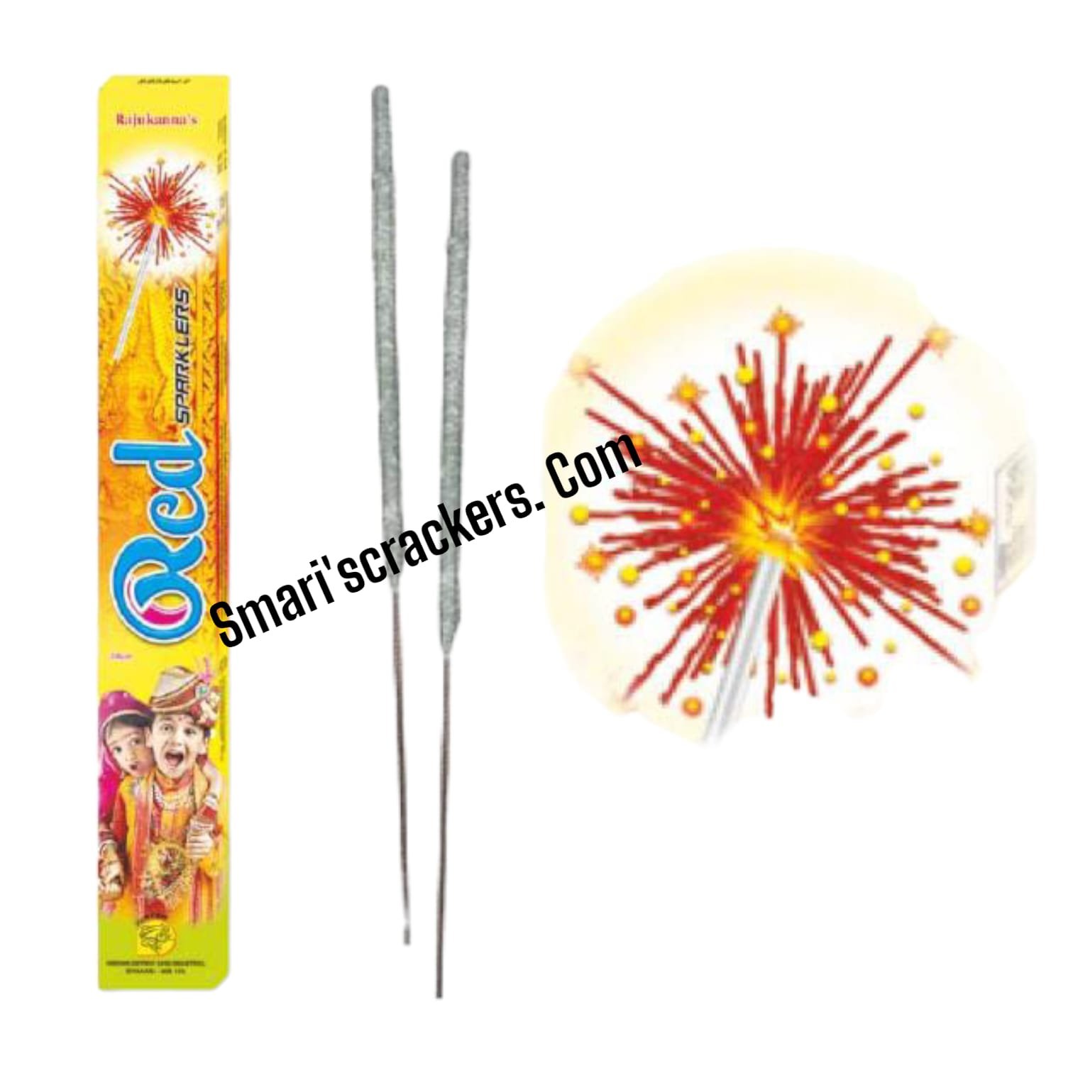 30 CM RED SPARKLERS ( 5 PCS ) (2 BOX ) 